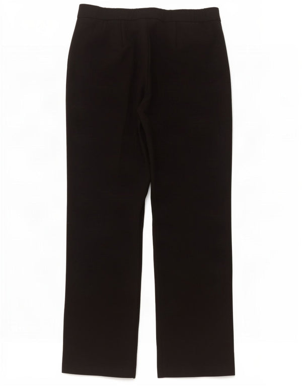 Marks & Spencer Pantalon droit décontracté pour femme UK 10 Small W30 L28 Noir