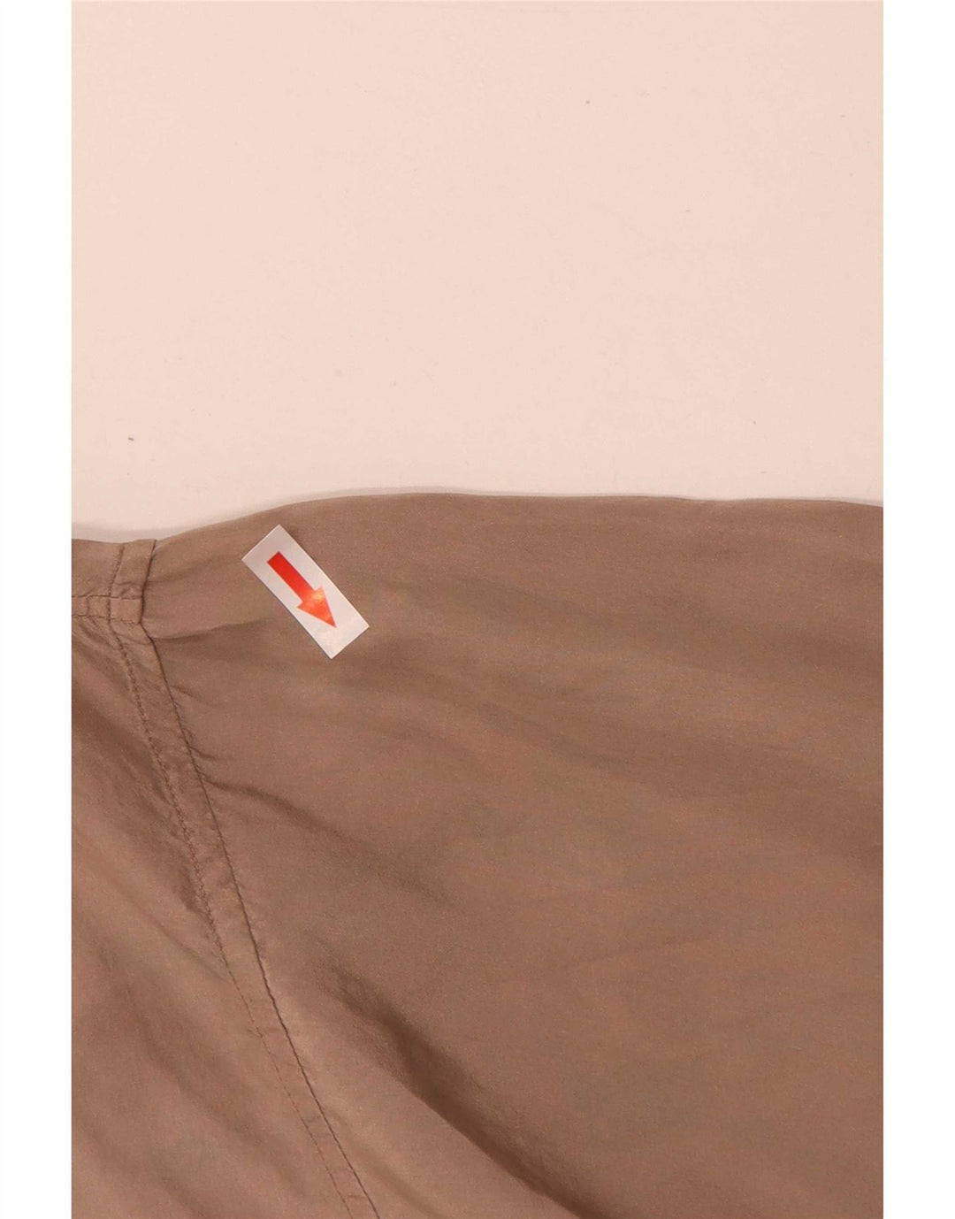 vintage Femme Longue Chemise Oversize IT 44 Beige Moyen