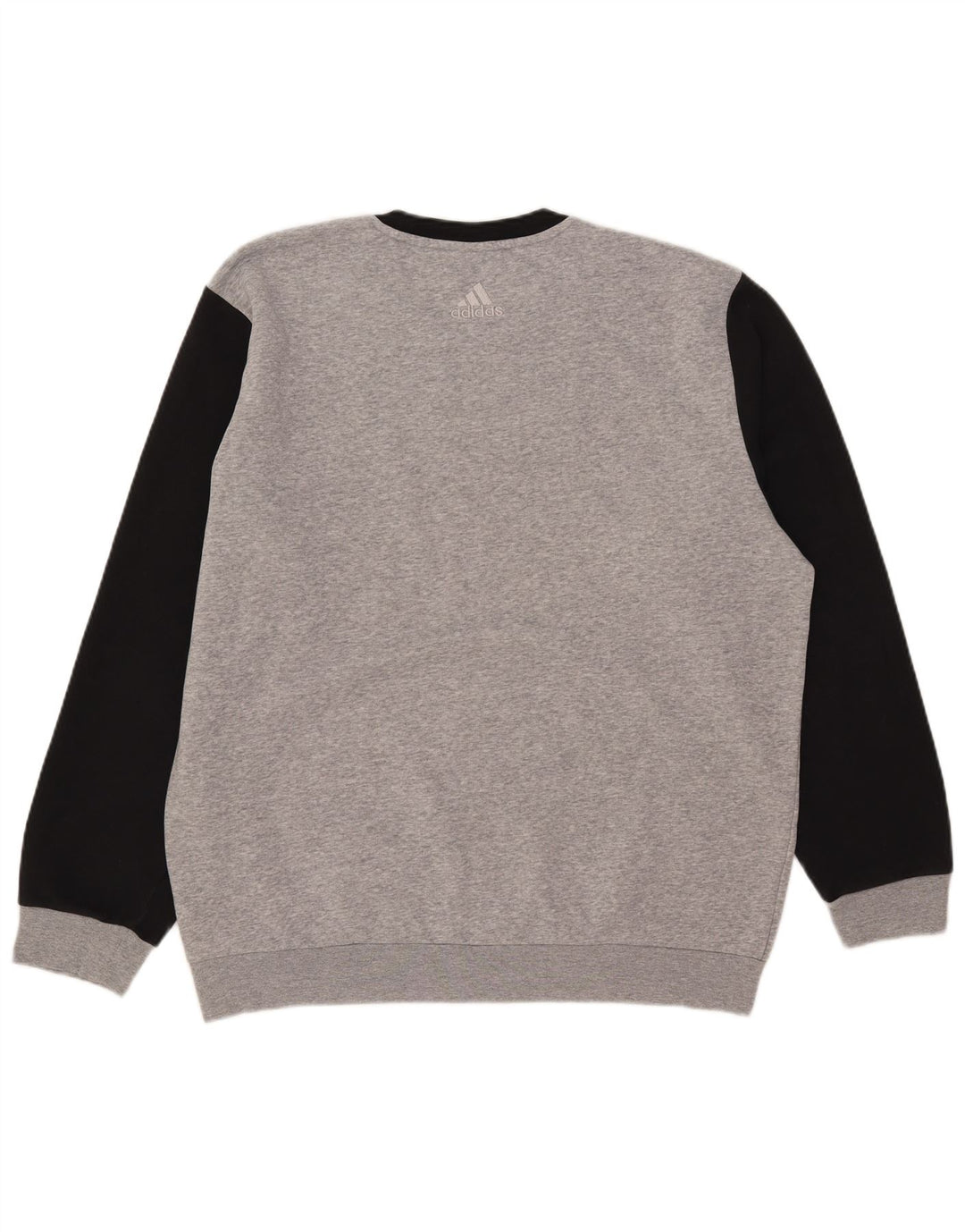Adidas Sweat-shirt graphique pour hommes, grand, gris, colour block