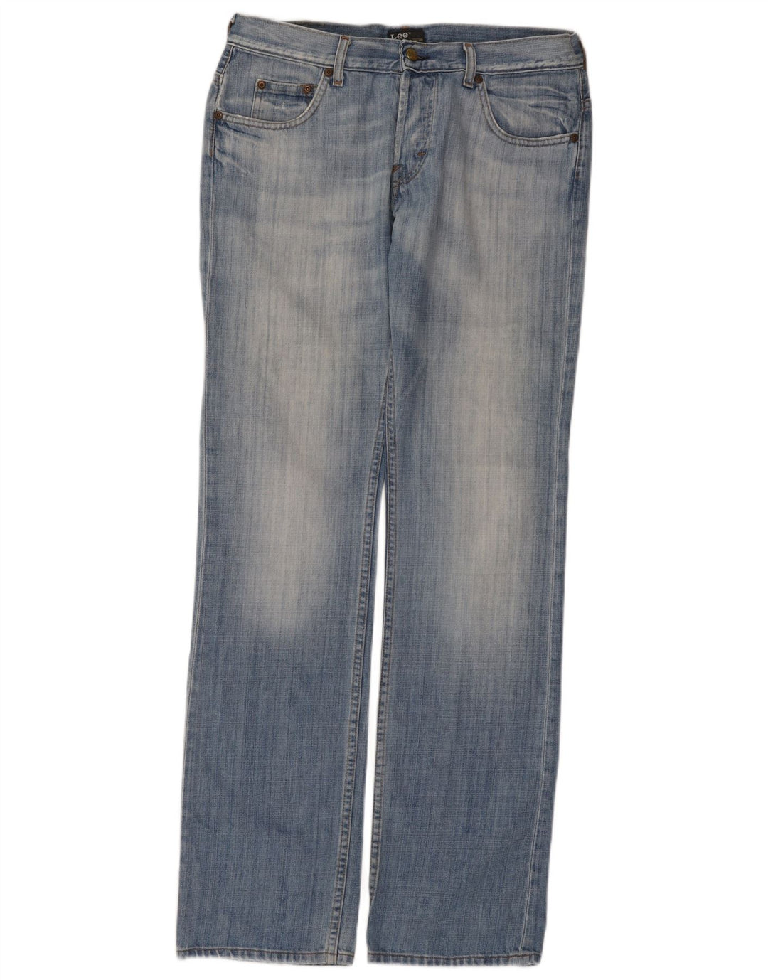 Lee Jean Droit Knox W33 L34 Homme Bleu Coton