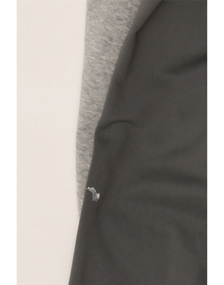 Nike Sweat-shirt graphique en coton color block gris moyen pour homme