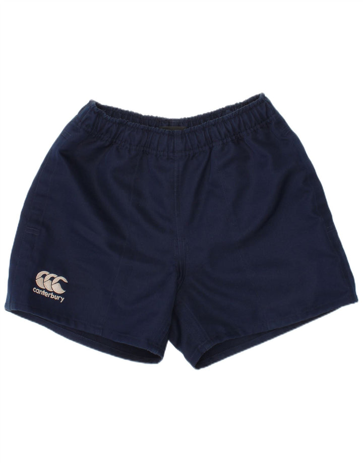CANTERBURY Short de Sport Garçon 11-12 Ans Bleu Marine