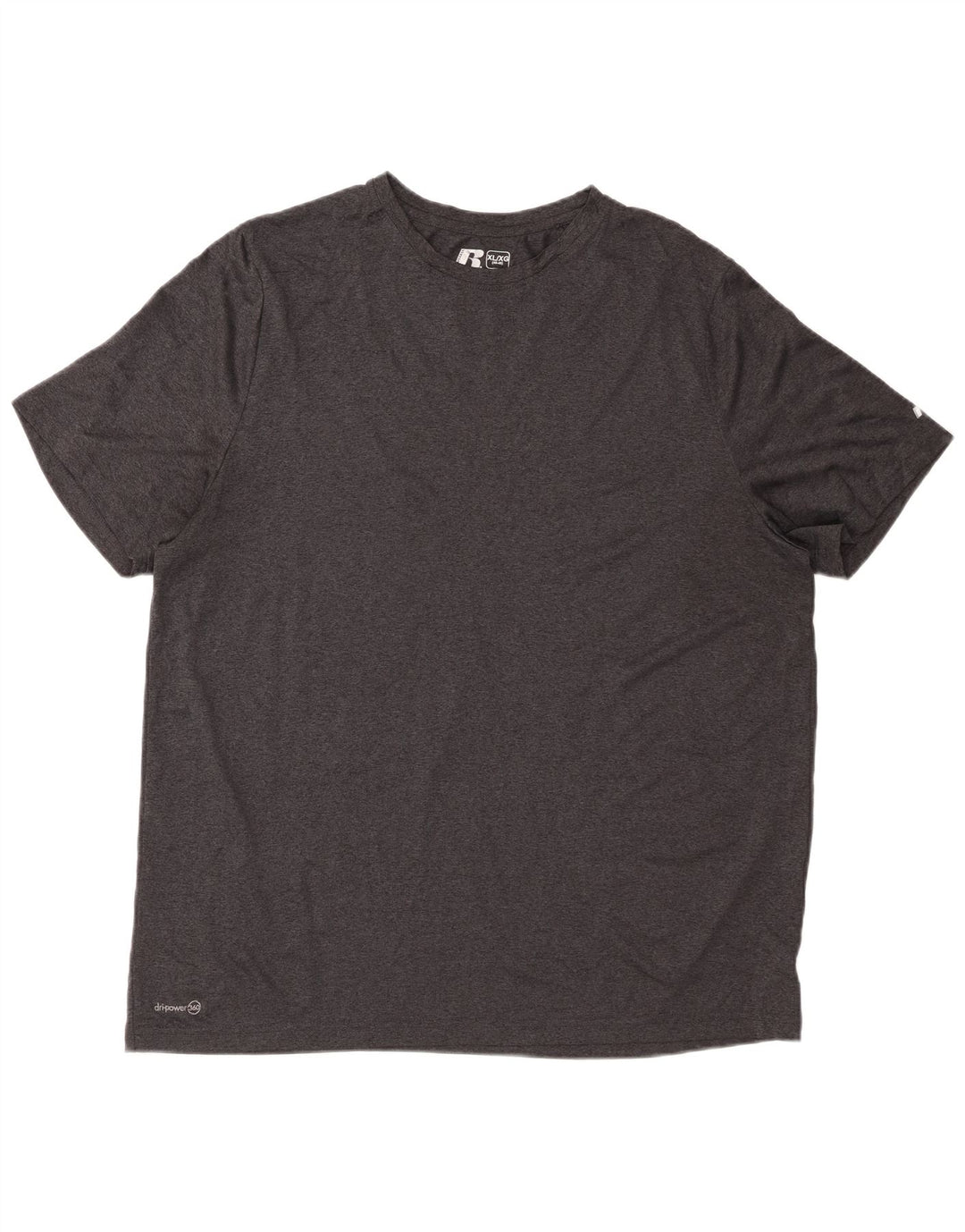 RUSSELL ATHLETIC T-shirt Dri-Power pour homme UK 46/48 XL Gris Polyester