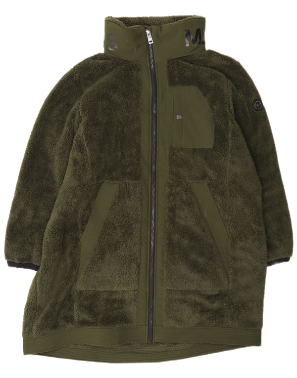 Michael Kors Manteau polaire pour femme UK 20 2XL Vert Polyester