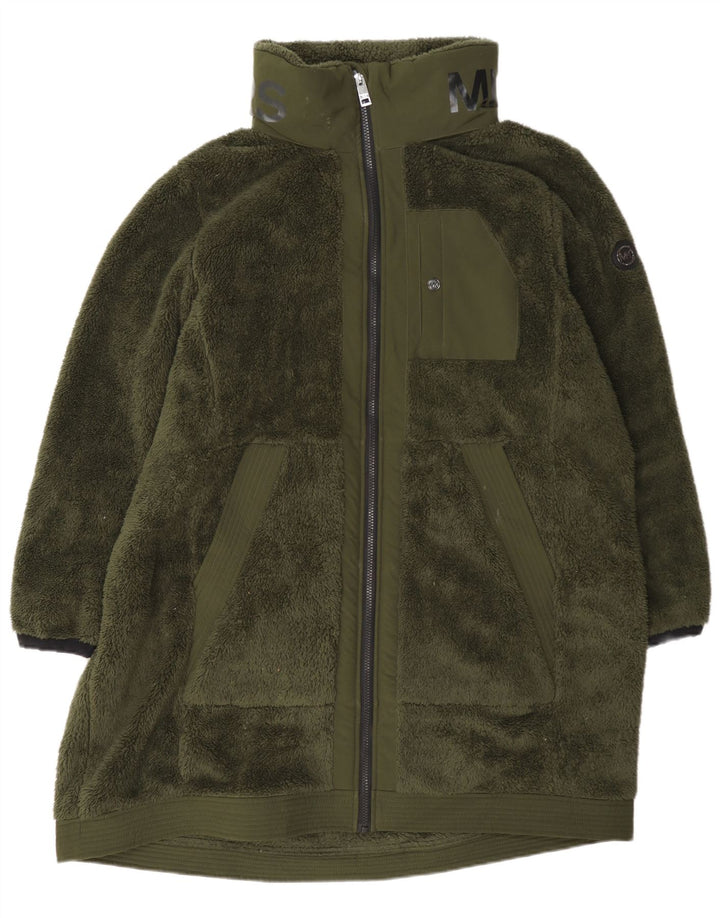 Michael Kors Manteau polaire pour femme UK 20 2XL Vert Polyester