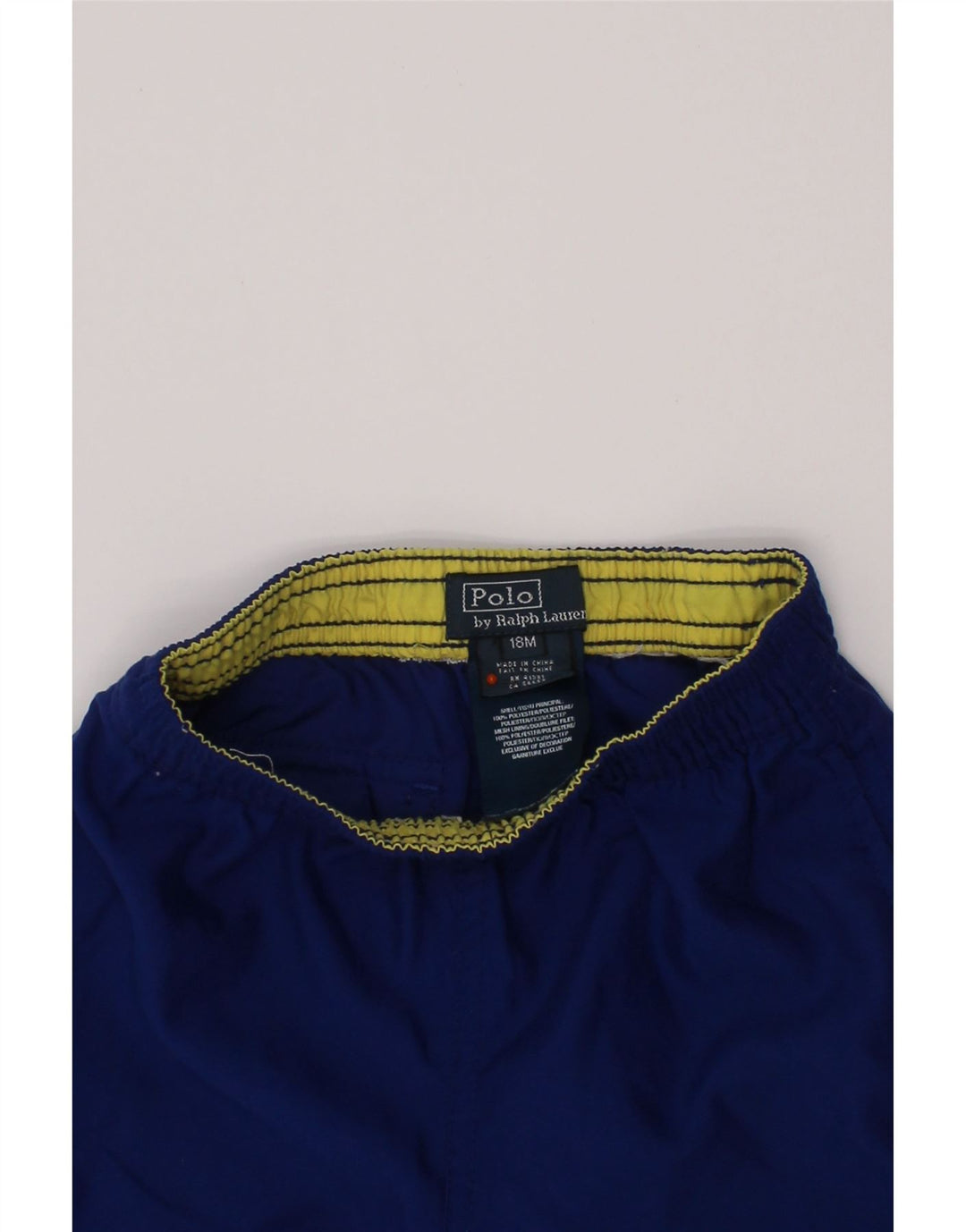 POLO RALPH LAUREN Short de sport bébé garçon 12-18 mois bleu polyester