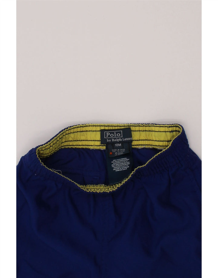 POLO RALPH LAUREN Short de sport bébé garçon 12-18 mois bleu polyester