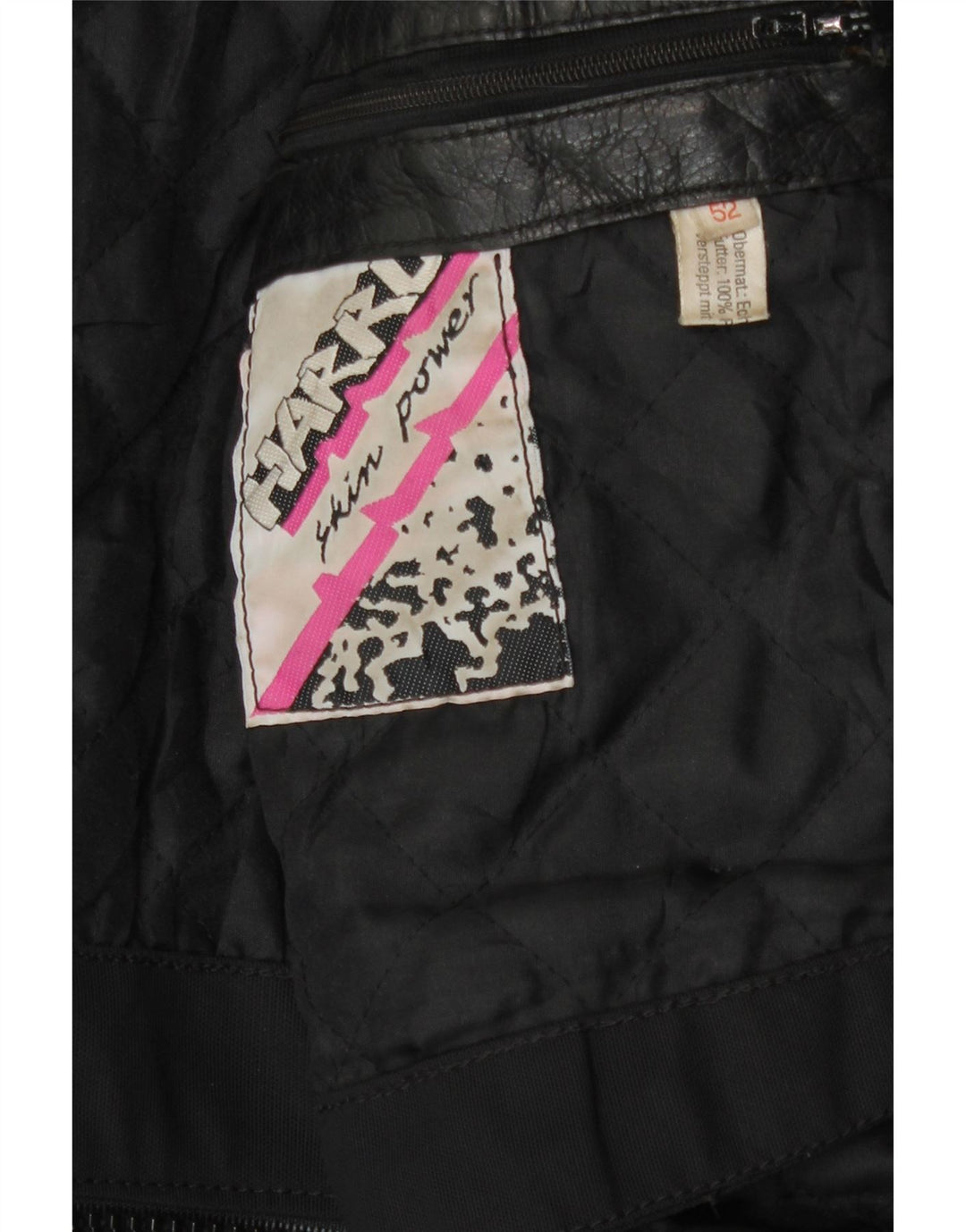 Harro Veste de course en cuir pour homme IT 52 XL en cuir noir