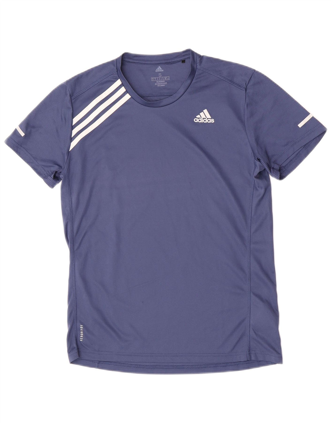 Adidas Hommes Aeroready T-Shirt Haut Petit Bleu Marine Polyester