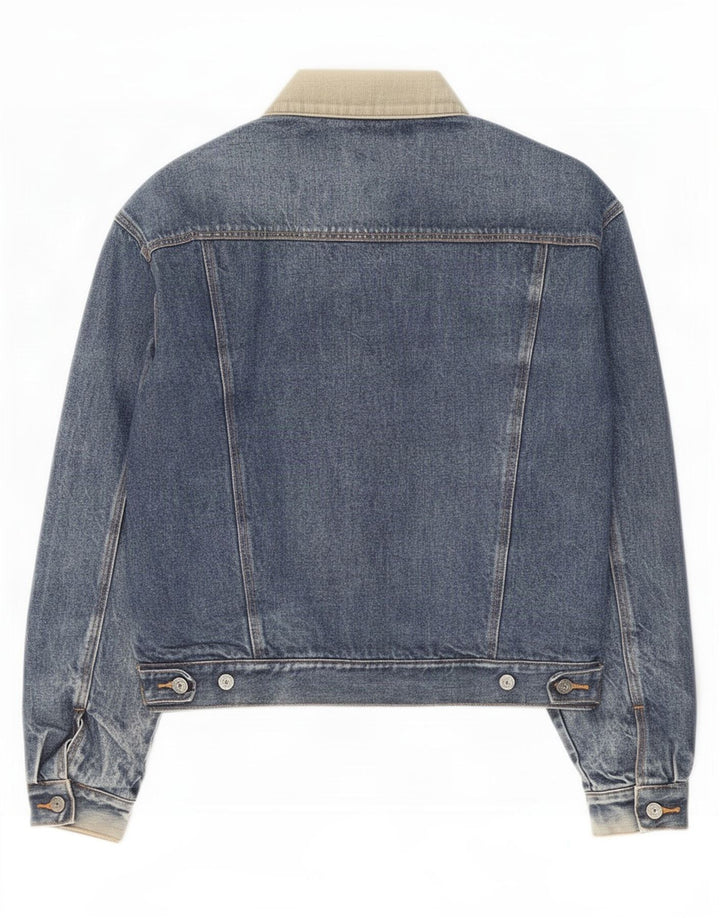 Vingar Veste en Jean Homme UK 42 XL Bleu Colorblock