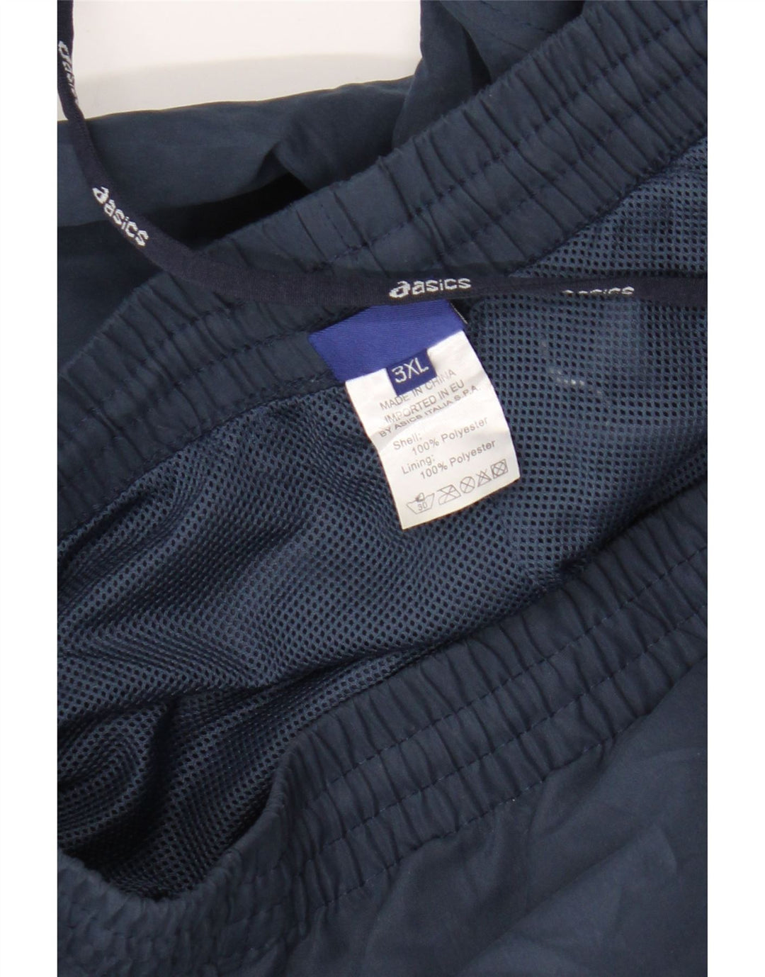 Asics Pantalon de Survêtement Garçon 15-16 ans 3XL Bleu Marine Polyester
