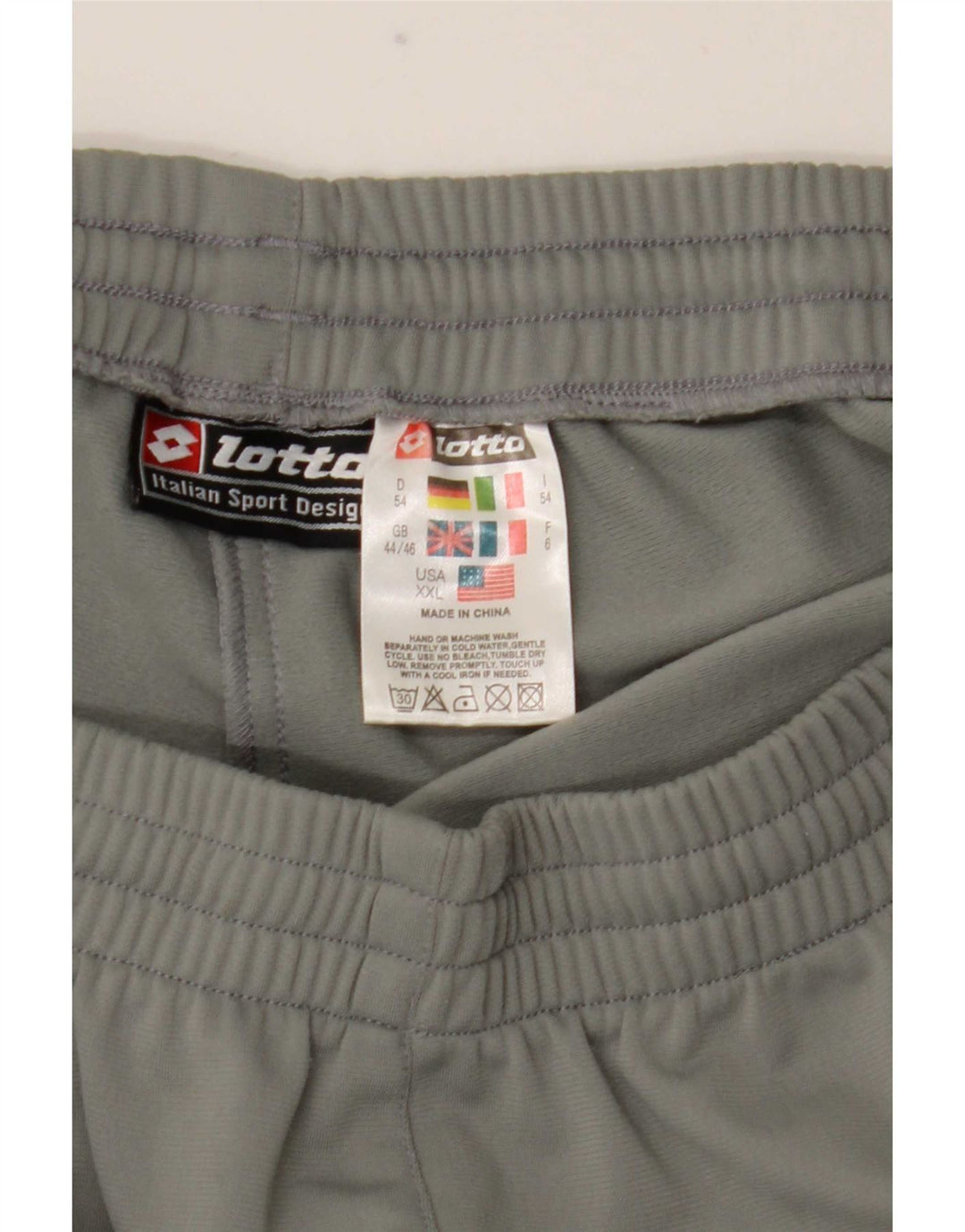 Lotto Pantalon de survêtement pour homme UK 44/46 2XL Gris Polyester