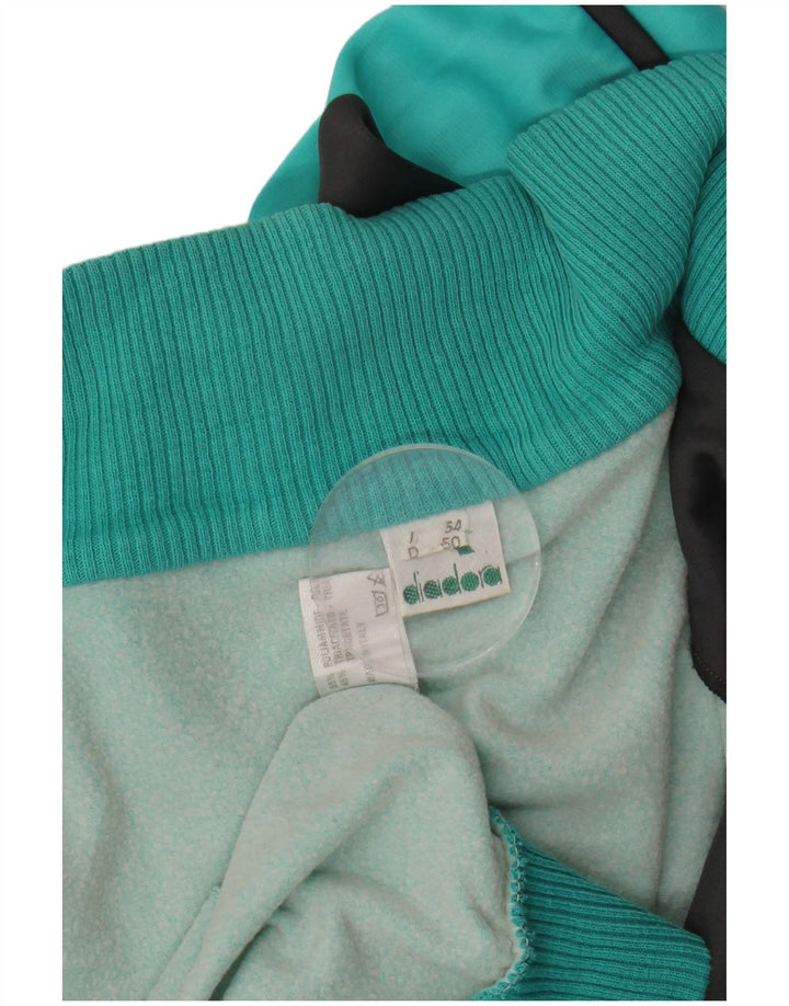 DIADORA Veste de Survêtement Homme IT 54 XL Turquoise Colourblock