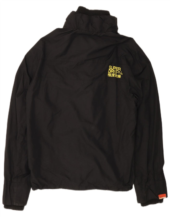 SUPERDRY Veste coupe-vent The Windcheater pour femme UK 18 XL Nylon noir