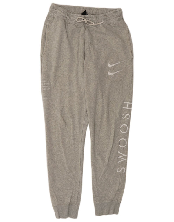 Nike Hommes Swoosh Graphic Survêtement Pantalon Joggers Petit Gris Coton