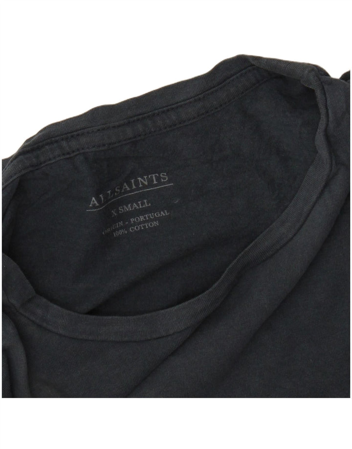 ALL SAINTS T-Shirt Homme Top XS Gris Coton