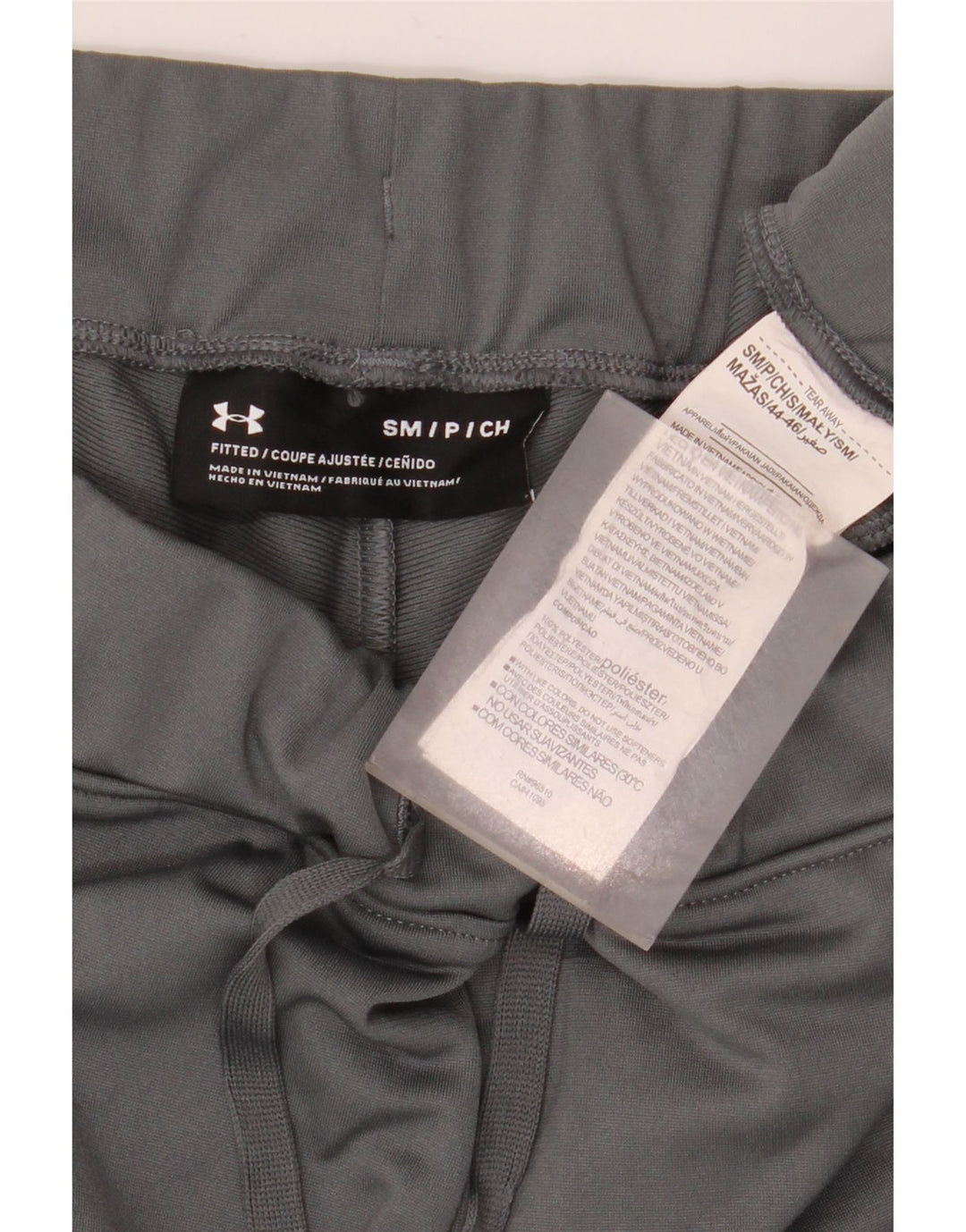 Under Armour Pantalon de Survêtement Droit Small Homme Gris Colorblock