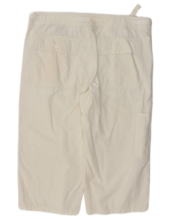 STS Bermuda Femme IT 46 Large W32 Lin Blanc
