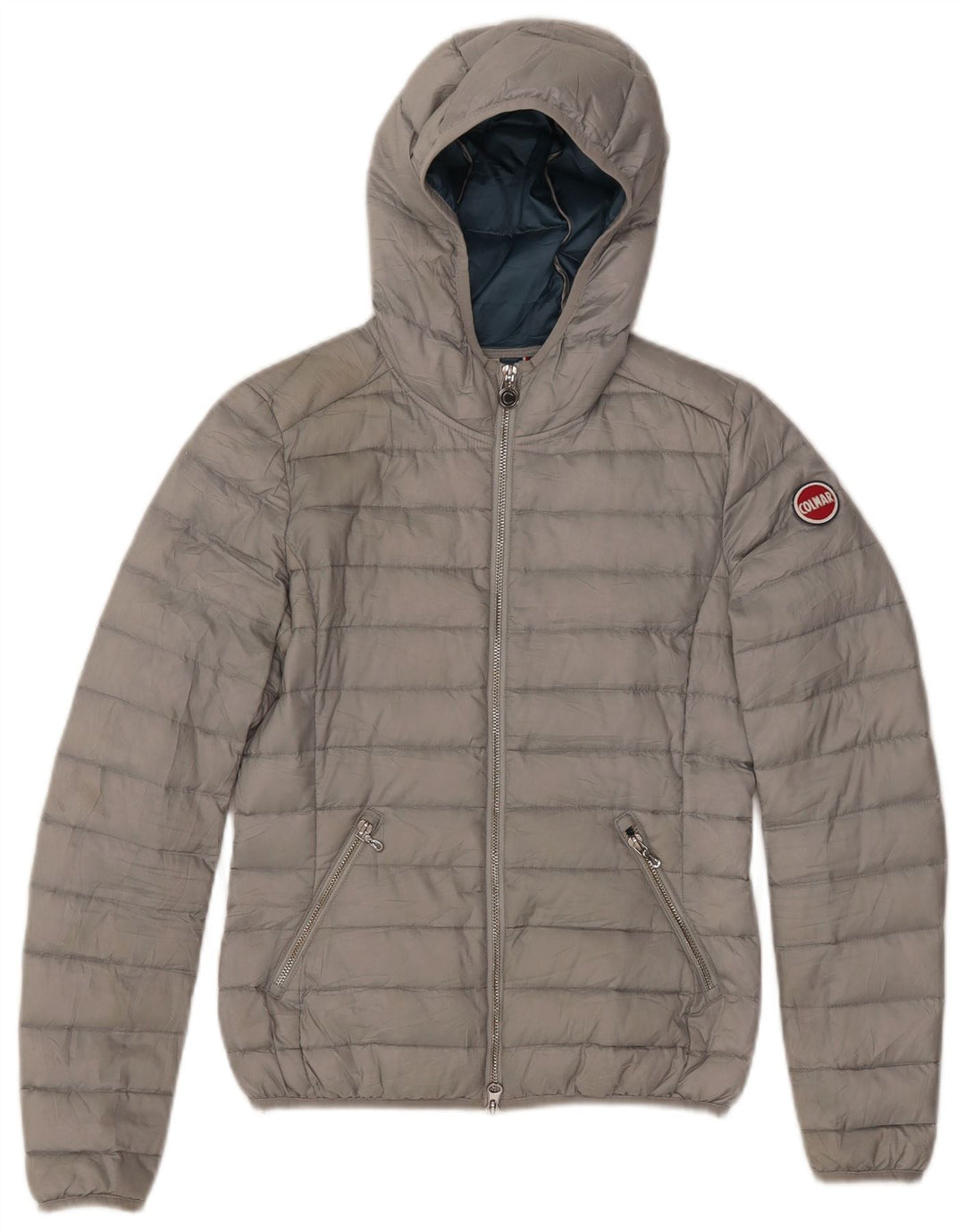 Colmar Veste matelassée à capuche pour femme IT 38 2XS Gris