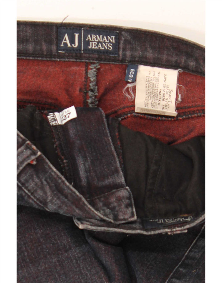 Armani Femme Jean Slim W27 L32 Coton Noir