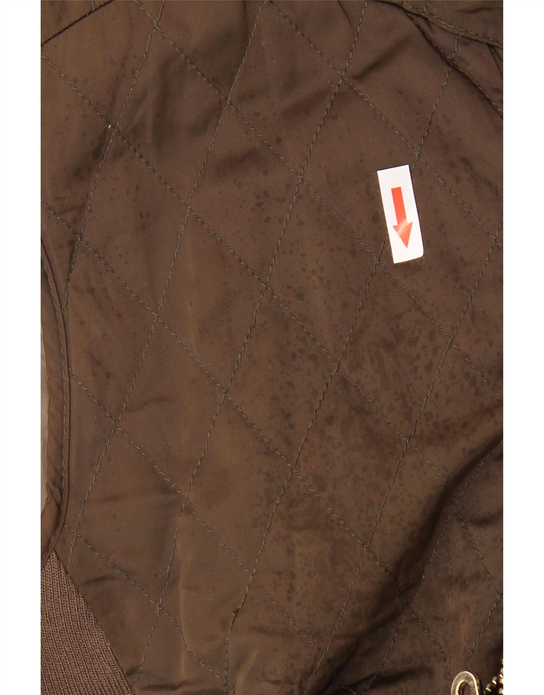 Massimo Dutti Gilet matelassé pour femme UK 12 Marron moyen Polyester
