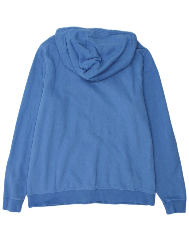 FAT FACE Pull à capuche pour homme en coton bleu Taille L
