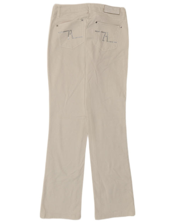 Zara Jean droit femme EU 40 Medium W30 L30 coton blanc