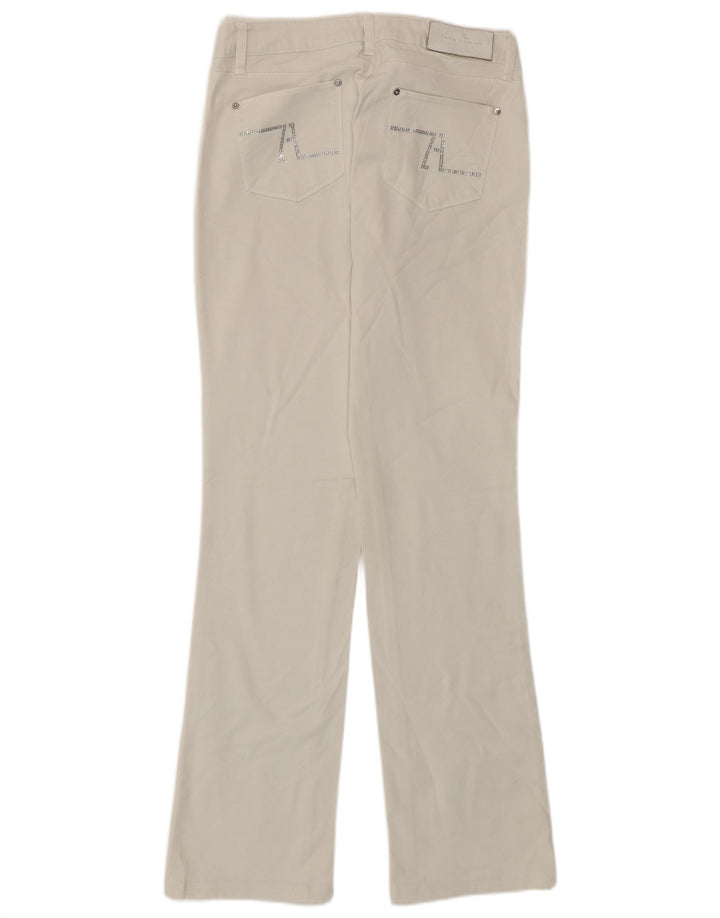 Zara Jean droit femme EU 40 Medium W30 L30 coton blanc