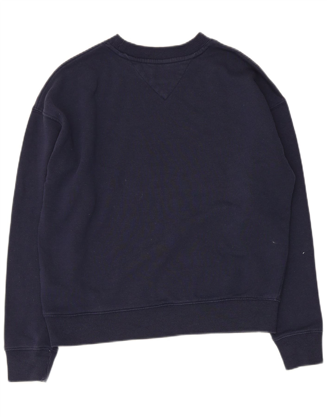 TOMMY HILFIGER Sweat-shirt surdimensionné pour femme UK 10 Small Bleu marine