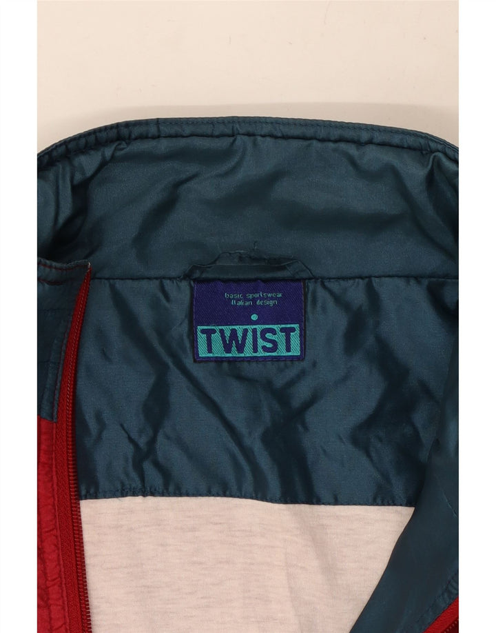 BASIC Veste de Survêtement Homme Large Multicolore Colourblock