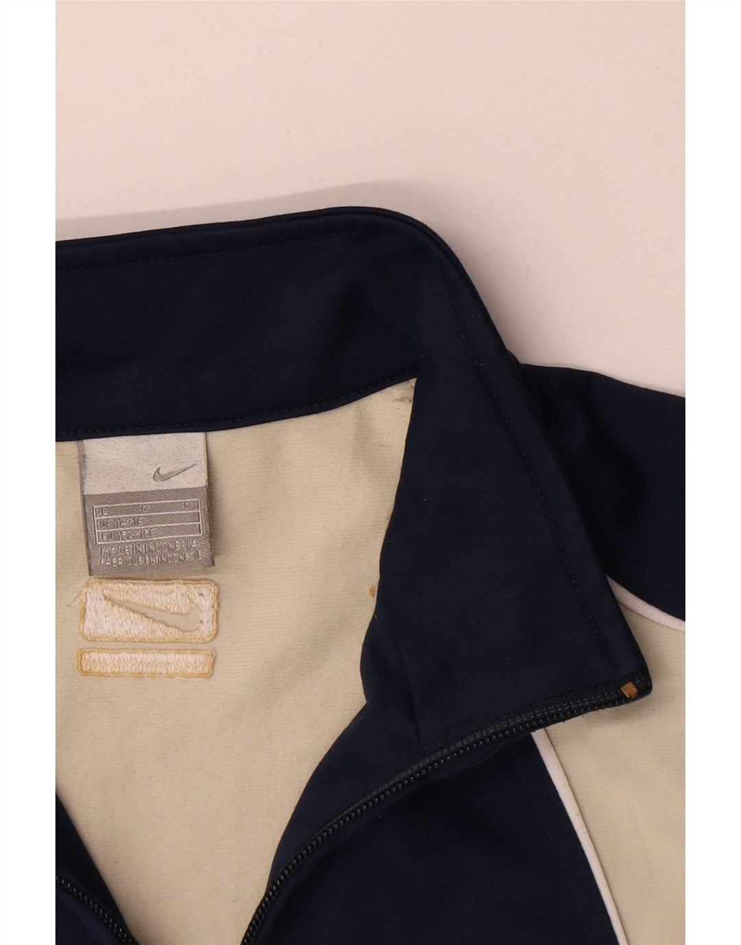 Nike Veste de survêtement pour garçon 12-13 ans Large Beige Colourblock