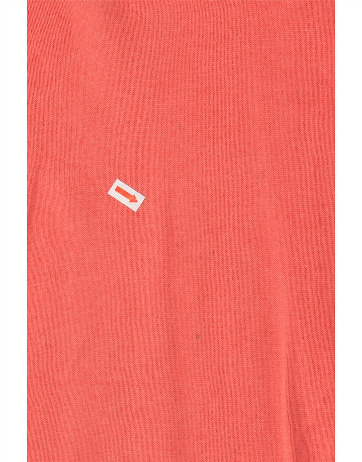 MASSIMO DUTTI Pull Col V Homme Grand Rose Coton