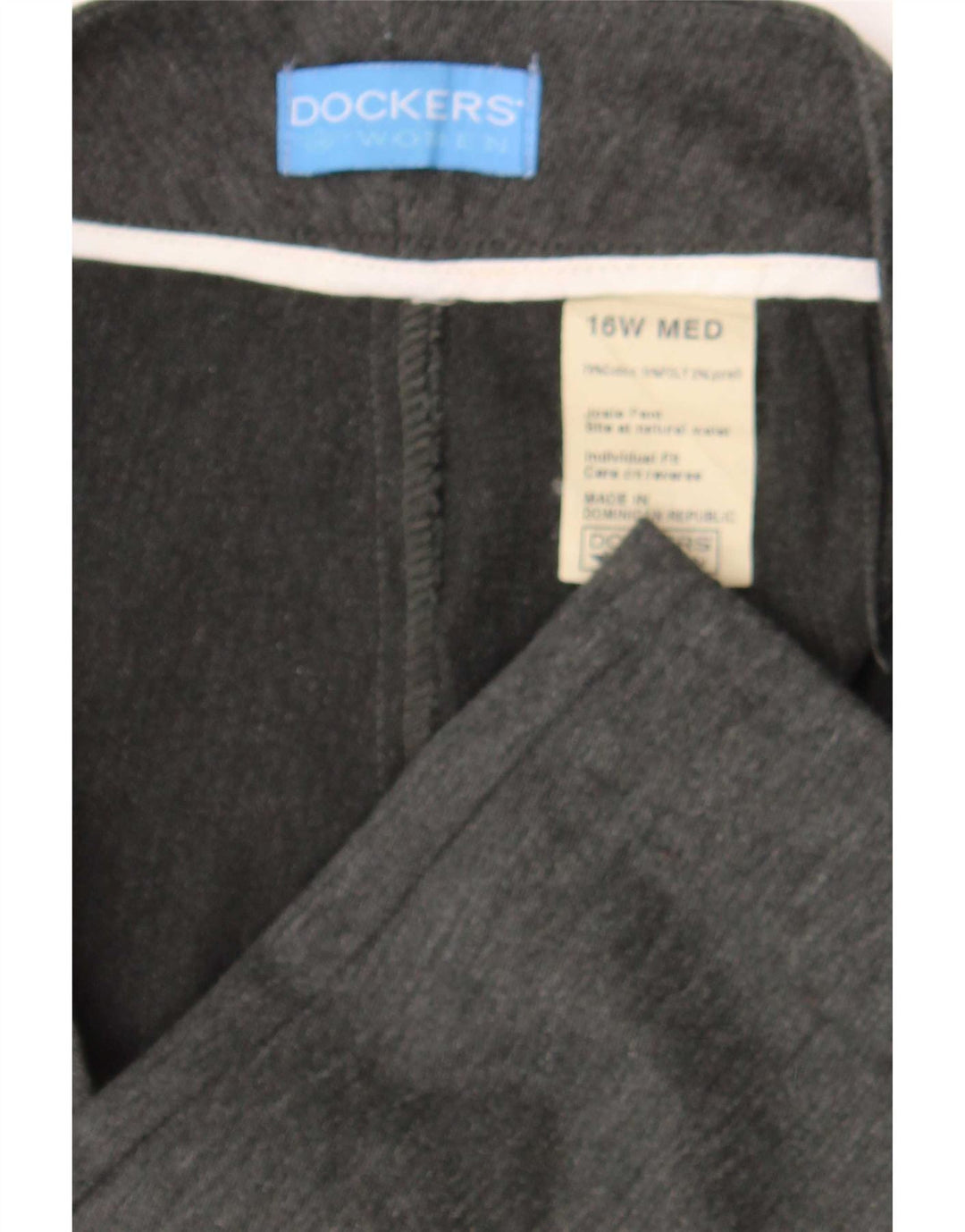 Dockers Pantalon droit décontracté pour homme Medium W36 L28 Gris Coton