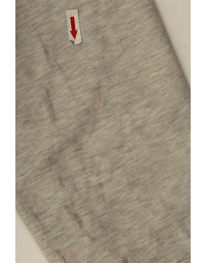 Tommy Hilfiger Sweat-shirt surdimensionné graphique pour femme UK 14 Gris moyen