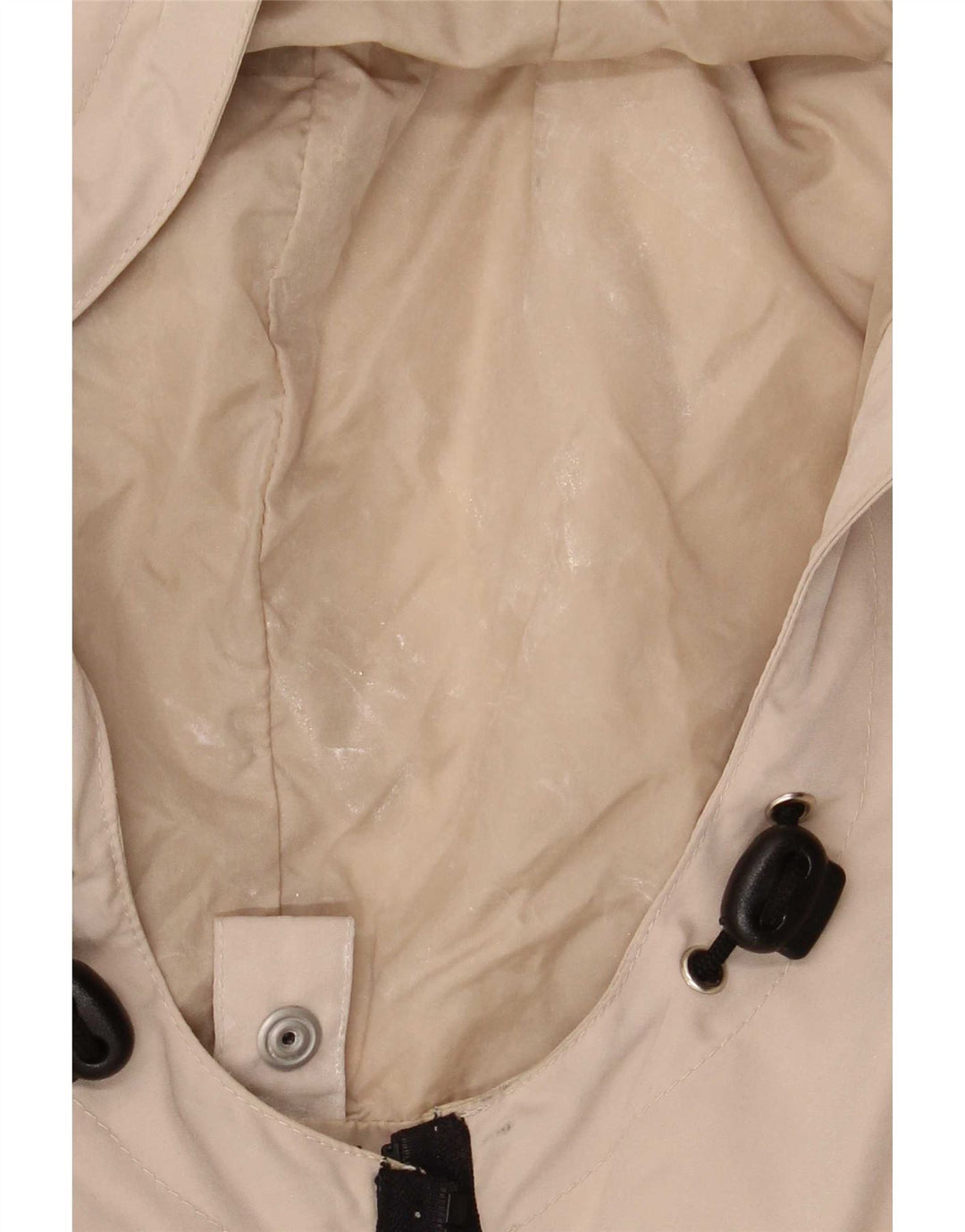 Armani Jeans Manteau imperméable à capuche pour homme IT 52 XL Beige Polyester