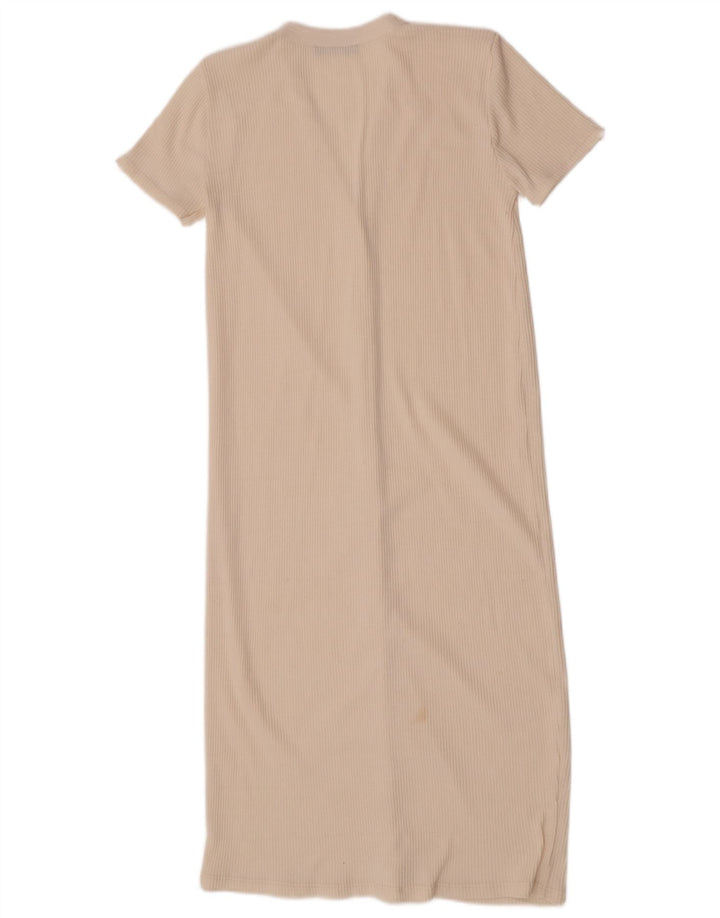 Zara Robe moulante pour femme UK 12 Medium Off White