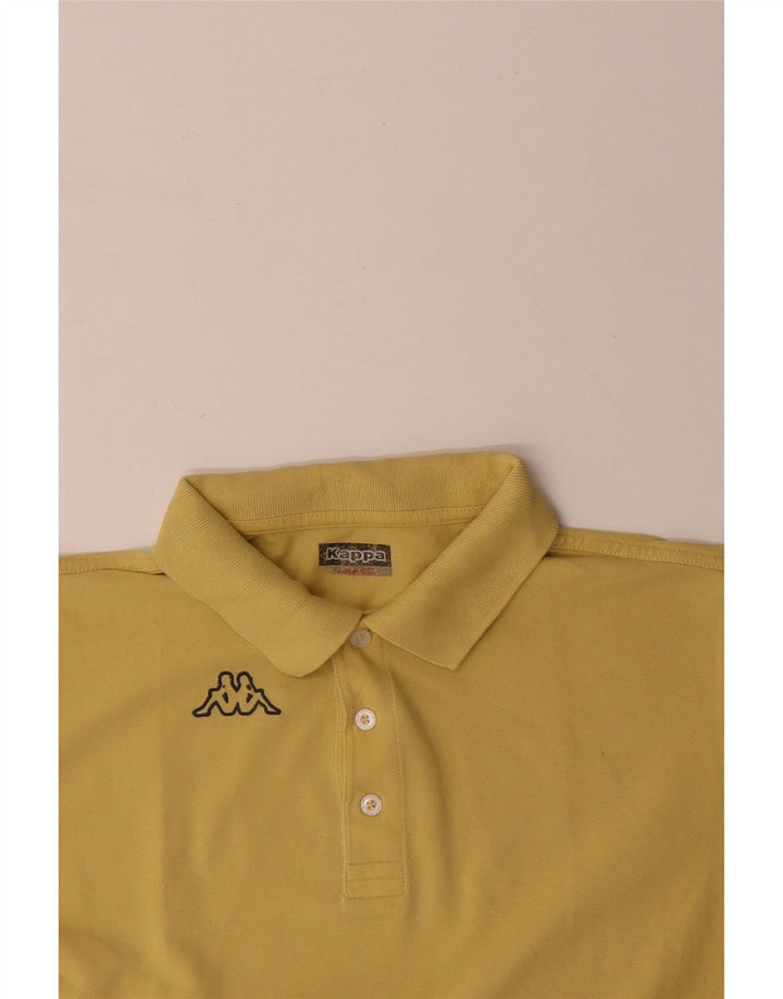 KAPPA Polo Homme Grand Jaune
