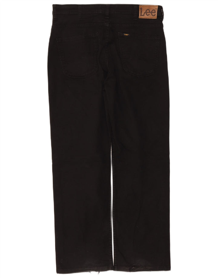 Lee Jean Droit Brooklyn W34 L29 Homme Noir Coton