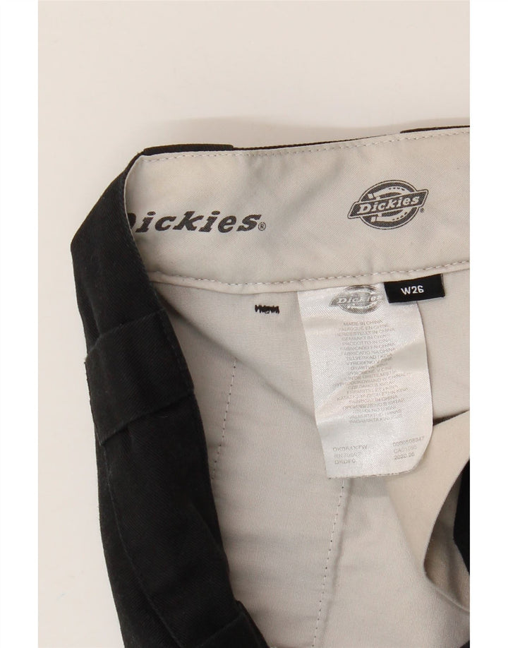 Dickies Pantalon Chino Large Femme W26 L28 Noir Polyester
