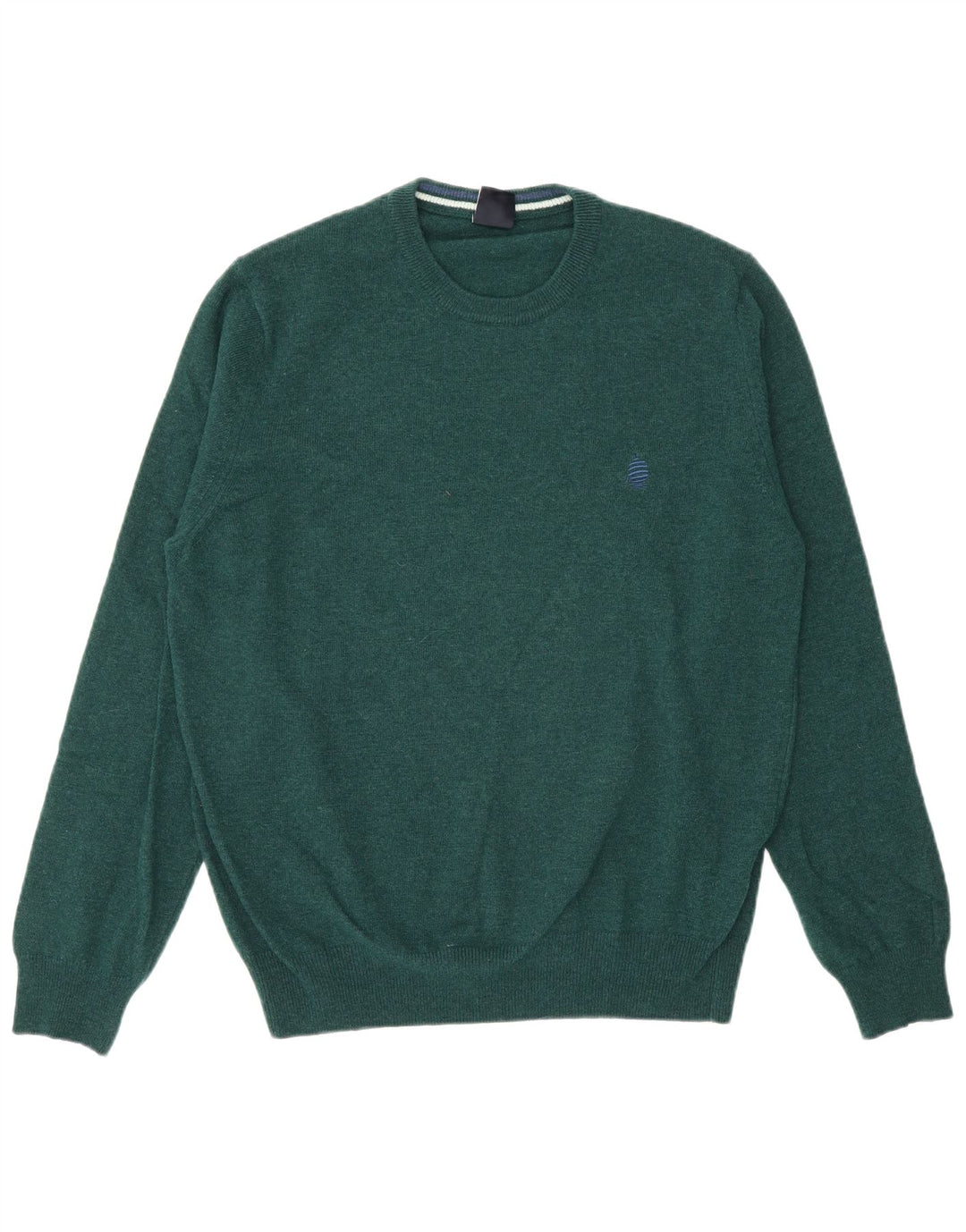Marina Yachting Pull Col Rond Homme Laine Vert Moyen