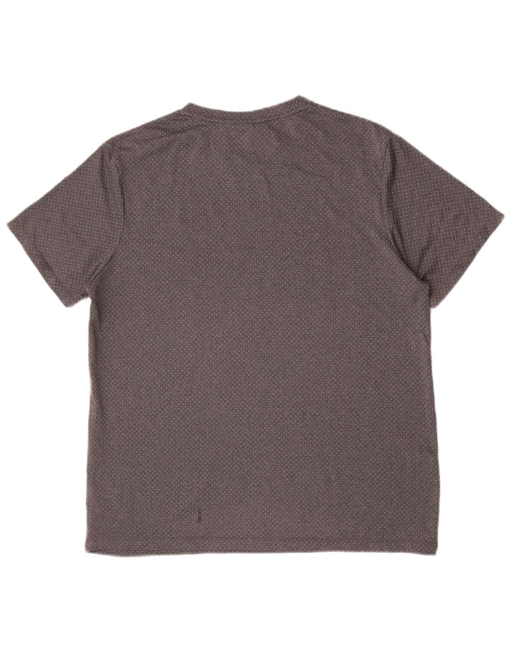 Fila T-Shirt Homme Haut Large Gris Polyester