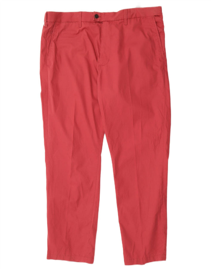 Marks & Spencer Pantalon Chino Regular Homme W40 L31 Rose Coton