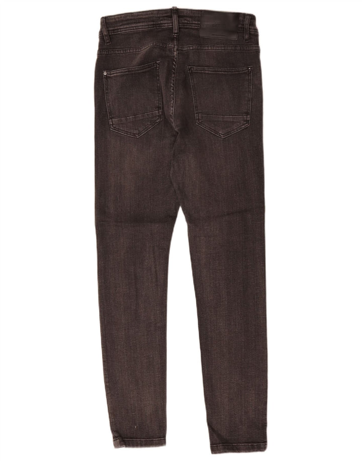 Zara Jean Slim Homme EU 40 Moyen W31 L28 Gris Coton
