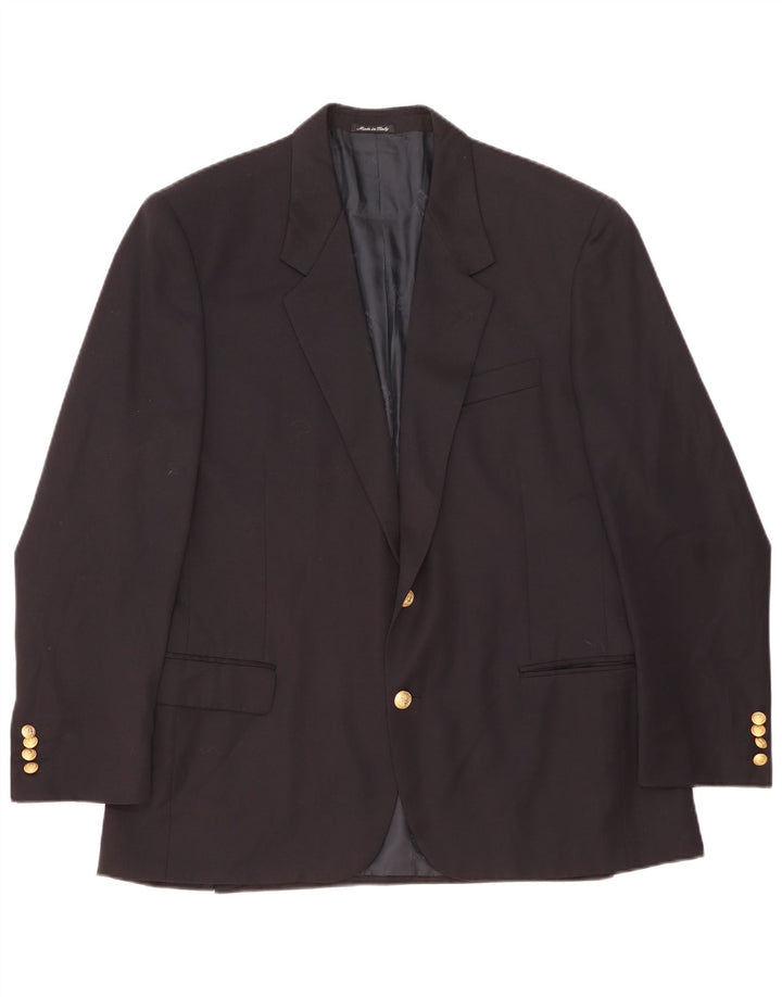 Paul & Shark Veste Blazer 2 Boutons Homme IT 54 2XL Bleu Marine Laine Vierge