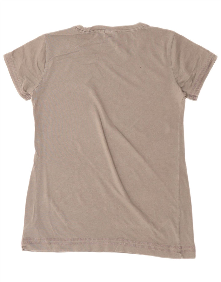 CONVERSE T-shirt graphique pour femme UK 18 XL Gris Coton