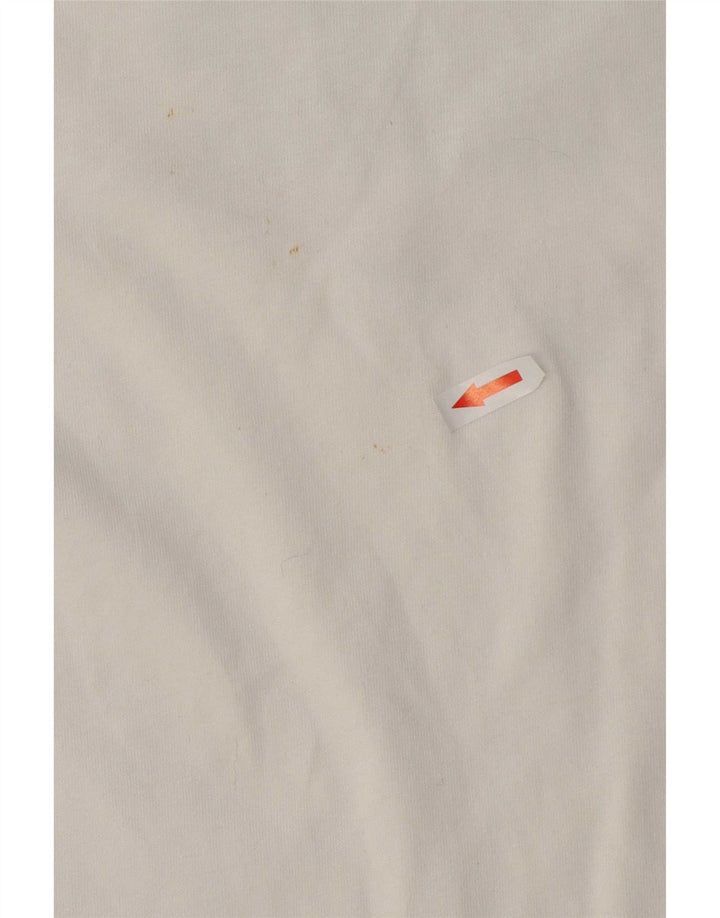 Nike T-shirt graphique pour homme en coton blanc moyen