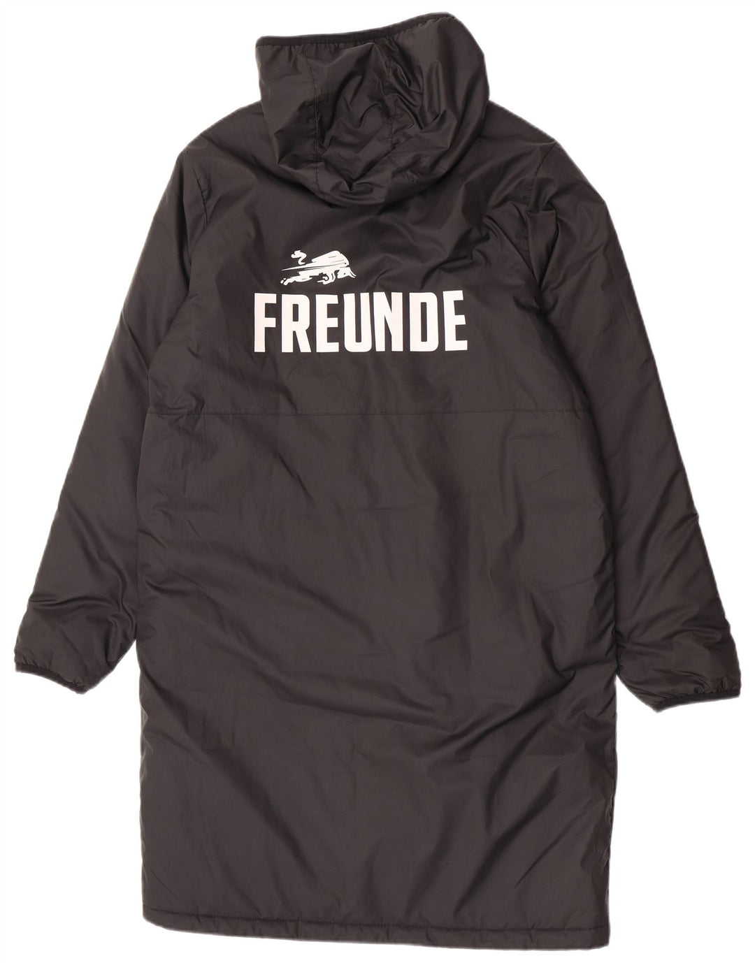 Nike Manteau rembourré à capuche graphique pour homme UK 40 Large Noir Polyester