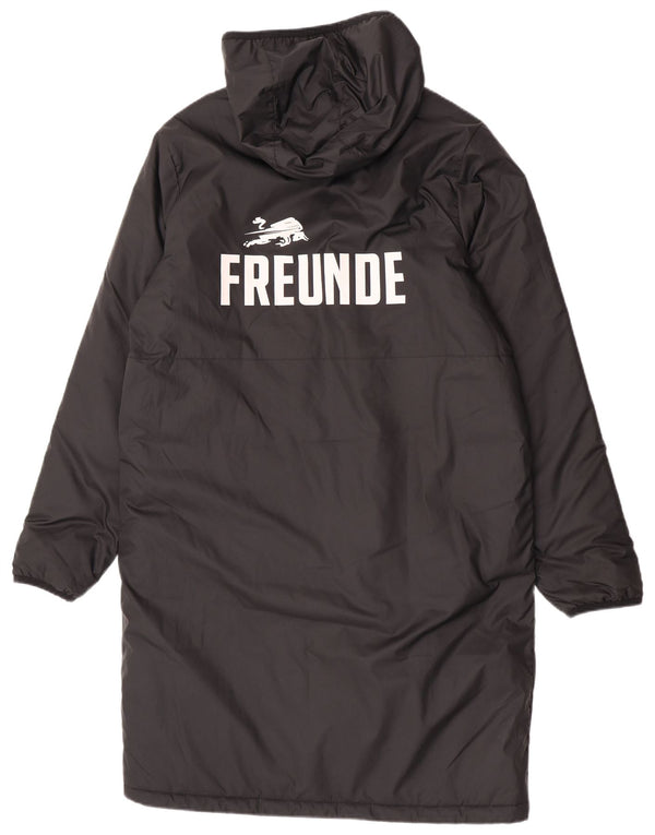 Nike Manteau rembourré à capuche graphique pour homme UK 40 Large Noir Polyester