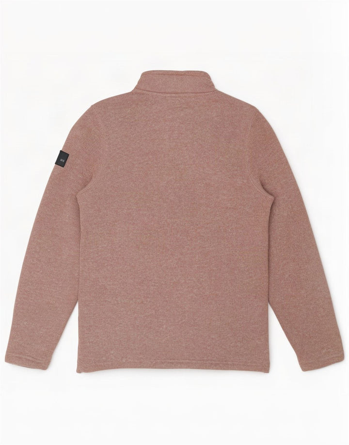 Tog 24 Sweat-shirt surdimensionné à col zippé pour femme UK 10 Petit Rose