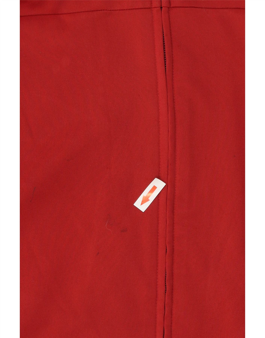 FILA Veste de survêtement surdimensionnée pour femme UK 10 Small Rouge Colourblock